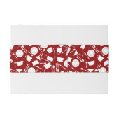 Küchen-Element-Muster Einladungsbanderole (Rückseitenbeispiel)