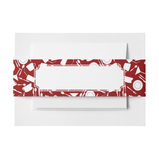 Küchen-Element-Muster Einladungsbanderole (Vorderseite Beispiel)