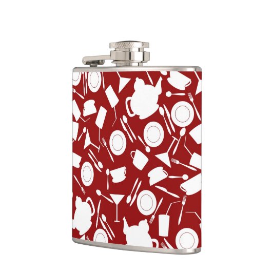 Küchen-Element-Muster Flachmann (Links)