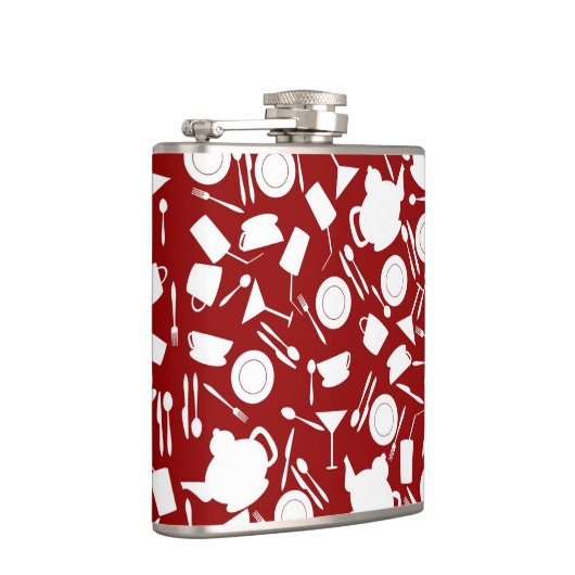 Küchen-Element-Muster Flachmann (Rechts)