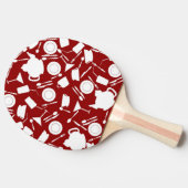 Küchen-Element-Muster Tischtennis Schläger (Seitenansicht)