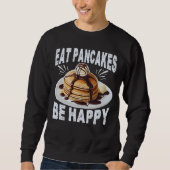 Kuchen essen glücklich sweatshirt (Vorderseite)