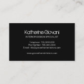 Küchen-Experten-Visitenkarte Visitenkarte (Rückseite)