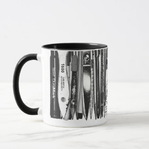 Küchen-Fett-Schreibtisch-Tasse Slick Schwarz Tasse