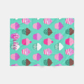 Kuchen-Fleece blacket Fleecedecke (Vorderseite (Horizontal))