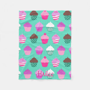 Kuchen-Fleece blacket Fleecedecke