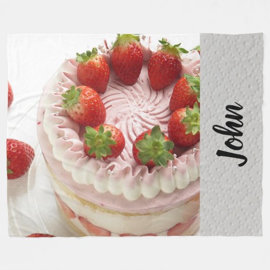 Kuchen Fleecedecke (Vorderseite (Horizontal))