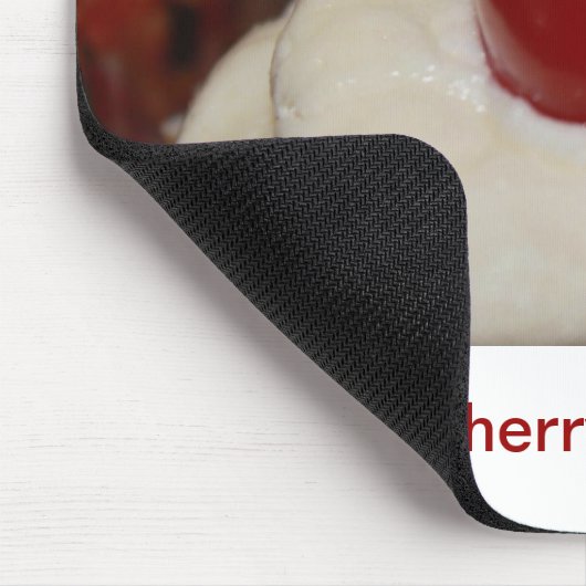 Kuchen für Ursachen-Kirschmausunterlage Mousepad (Ecke)