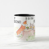 Küchen-Gärtner - Spaß-Schriftart Tasse (Zentrum)