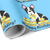 Kuchen-Geburtstags-Geschenk-Verpackung Bostons Geschenkpapier (Rolleneckpunkt)
