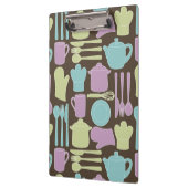 Küchen-Gerät-Muster 2 Klemmbrett (Links)