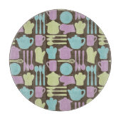 Küchen-Gerät-Muster 2 Schneidebrett (Vorderseite)