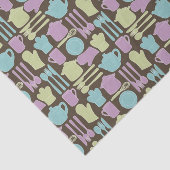 Küchen-Gerät-Muster 2 Seidenpapier (Ausschnitt)