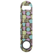 Küchen-Gerät-Muster 2 Speedflaschenöffner (Vorderseite)