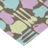 Küchen-Gerät-Muster 2 Tischdecke (Schrägansicht)