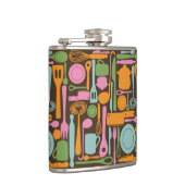 Küchen-Gerät-Muster 3 Flachmann (Rechts)