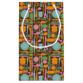 Küchen-Gerät-Muster 3 Kleine Geschenktüte (Rückseite)