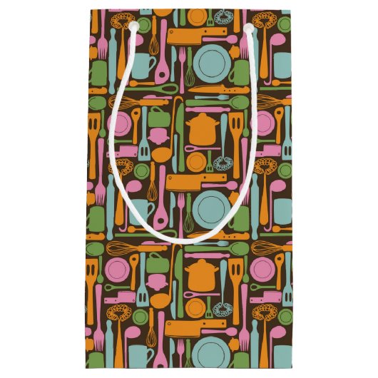 Küchen-Gerät-Muster 3 Kleine Geschenktüte (Vorderseite)