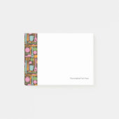 Küchen-Gerät-Muster 3 Post-it Klebezettel (Vorderseite)