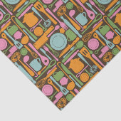 Küchen-Gerät-Muster 3 Seidenpapier (Ausschnitt)