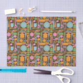 Küchen-Gerät-Muster 3 Seidenpapier (Handwerk)