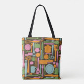 Küchen-Gerät-Muster 3 Tasche (Rückseite)