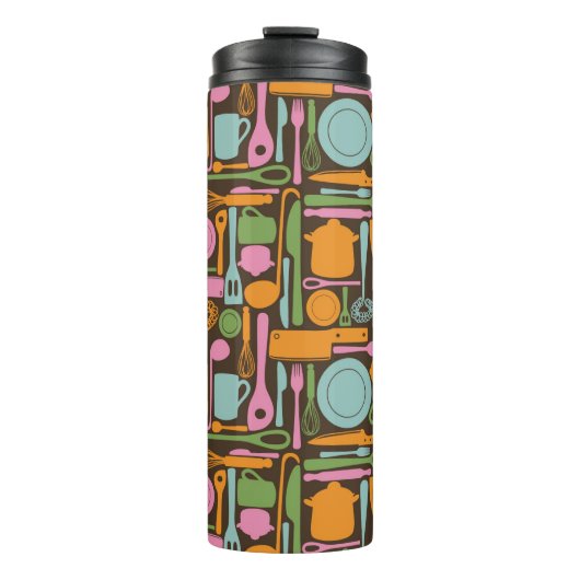 Küchen-Gerät-Muster 3 Thermosbecher (Vorderseite)