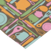 Küchen-Gerät-Muster 3 Tischdecke (Schrägansicht)