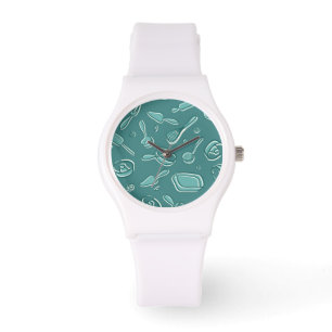 Küchen-Gerät-Muster Armbanduhr