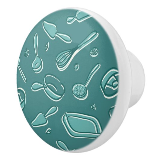 Küchen-Gerät-Muster Keramikknauf (Rechts)