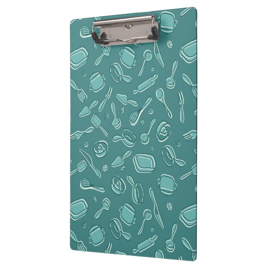 Küchen-Gerät-Muster Klemmbrett (Links)