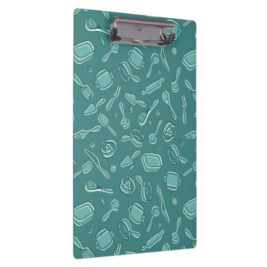 Küchen-Gerät-Muster Klemmbrett (Rechts)