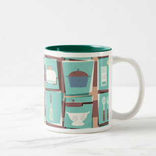 Küchen-Geräte - Jade-Tasse Zweifarbige Tasse
