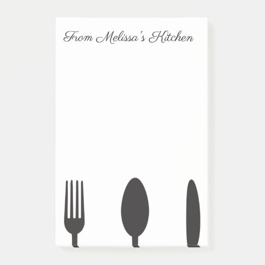 Küchen-Geräte Post-it Klebezettel (Vorderseite)