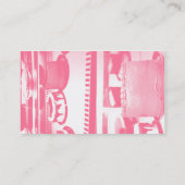 Kuchen - Geschäft Visitenkarte (Rückseite)