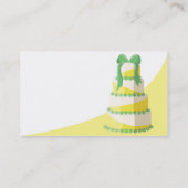 Kuchen - Geschäft Visitenkarte (Rückseite)