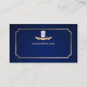 Kuchen-Geschäfts-Backen-Visitenkarte Visitenkarte (Rückseite)