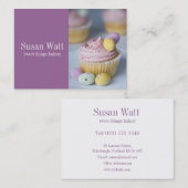 Kuchen-Geschäfts-Bäckerei-Visitenkarte Visitenkarte (Vorne/Hinten)