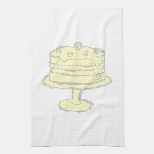 Kuchen Geschirrtuch (Vertikal)