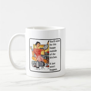 Küchen Glücklich Lustige Tasse Humor