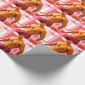 Küchen-großes Stück ROT Geschenkpapier (Ecke)