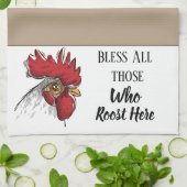 Küchen Handtuch Hühnchen Bless alle, die (Gefaltet)