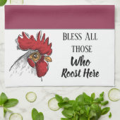 Küchen Handtuch Hühnchen Bless alle, die (Gefaltet)