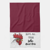 Küchen Handtuch Hühnchen Bless alle, die (Vertikal)