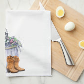 Küchen Handtuch Sommer Land Hochzeit rustikales Wa (Viertel Falte)