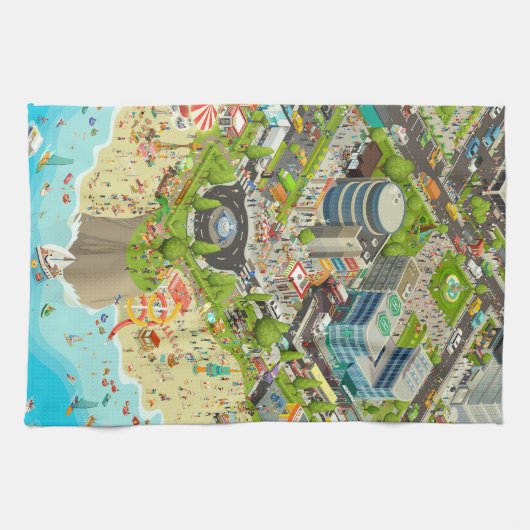 Küchen Handtücher Colorful wespebeach (Horizontal)