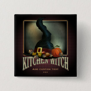 Küchen-Hexe Button