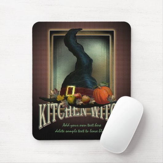 Küchen-Hexe Mousepad (Mit Mouse)