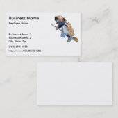 Küchen-Hexe-Reitlöffel-Visitenkarteschablone Visitenkarte (Vorne/Hinten)