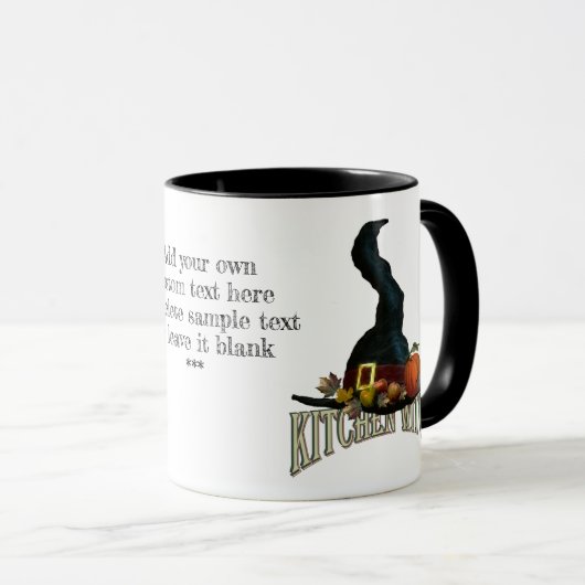 Küchen-Hexe Tasse (VorderseiteRechts)